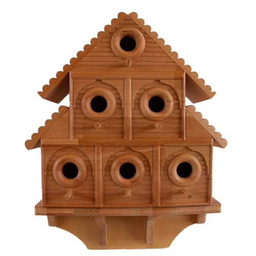Kayın Ahşap Çok Katlı Kuş Yuvası